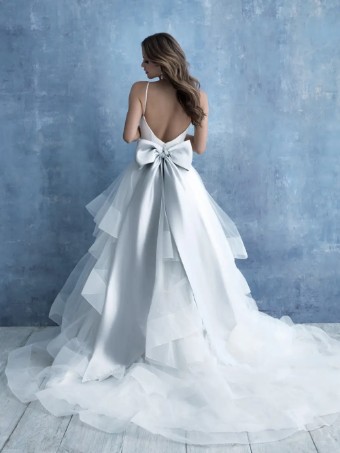 Allure Bridal #9705 #1 Ivory/Platinum thumbnail